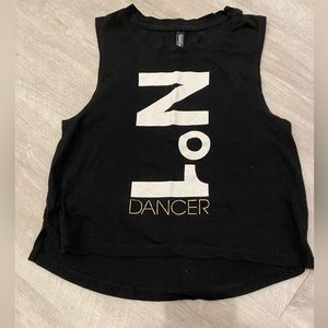 No 1 Dancer Crop Tee
